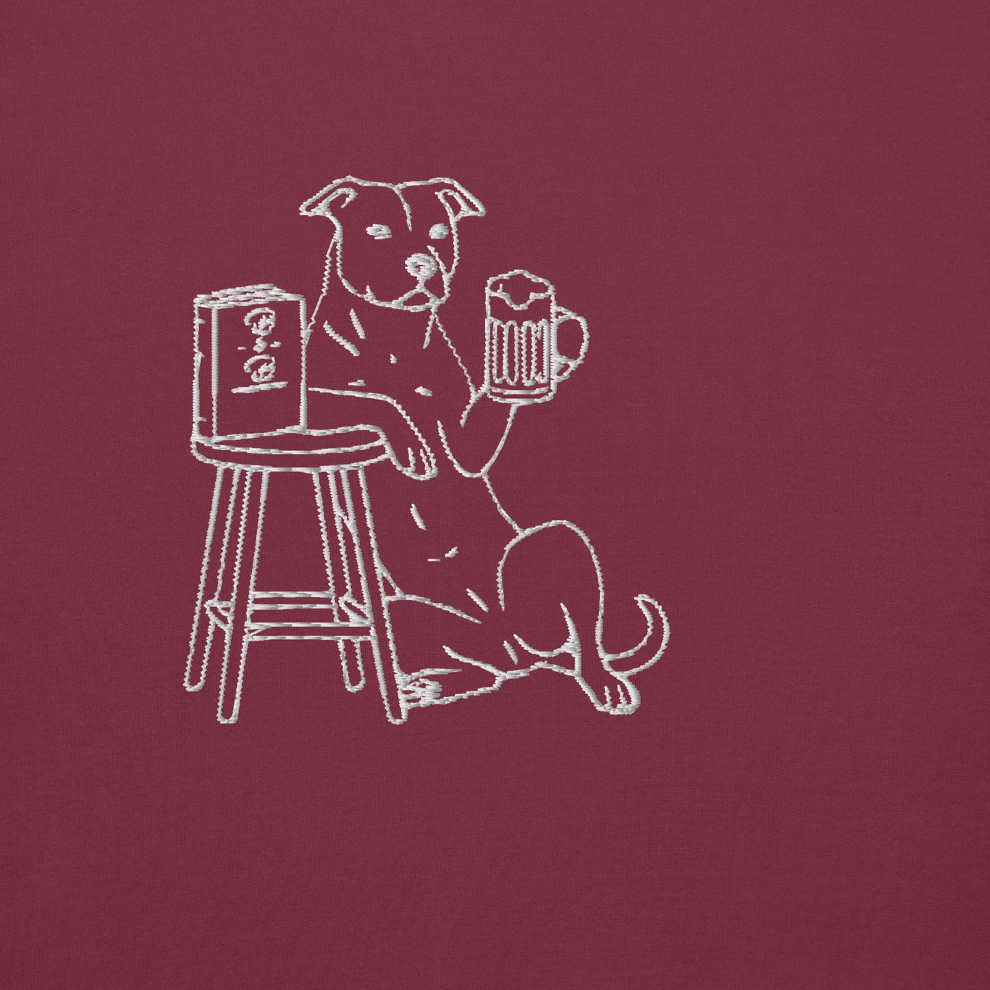 Books & Brews Dog Hoodie