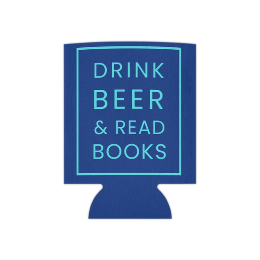 Drink Beer & Read Books Can Cooler