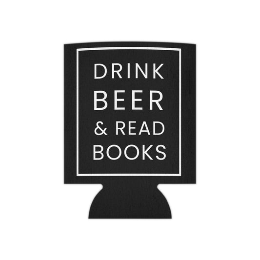 Drink Beer & Read Books Can Cooler