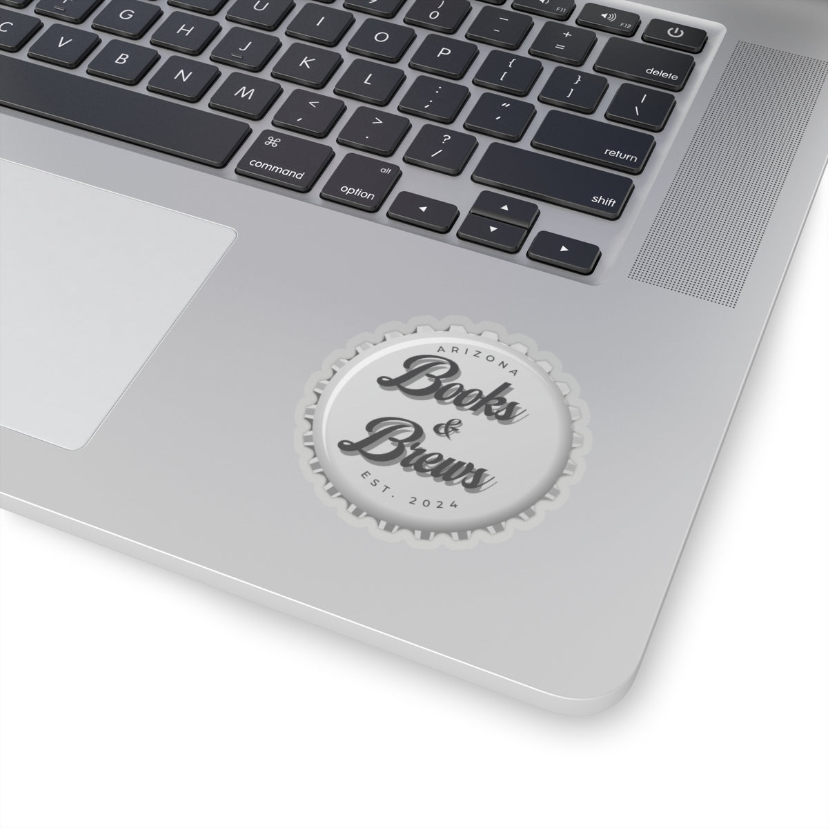 Gray Bottle Cap BnB Sticker