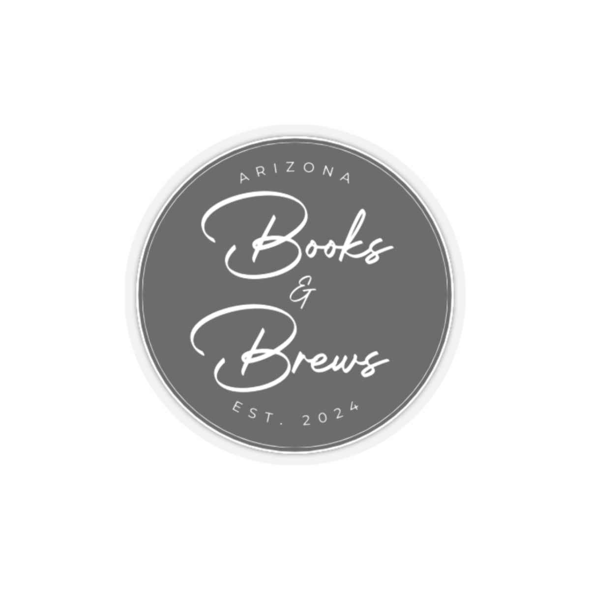 Books & Brews Logo Sticker