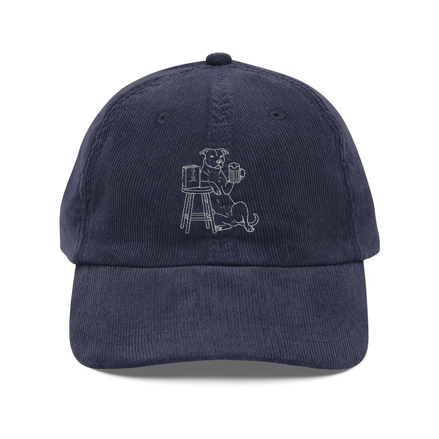 Vintage Corduroy Dog Cap